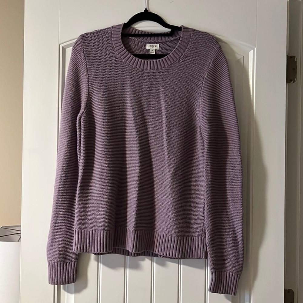 Purple J Crew Sweater